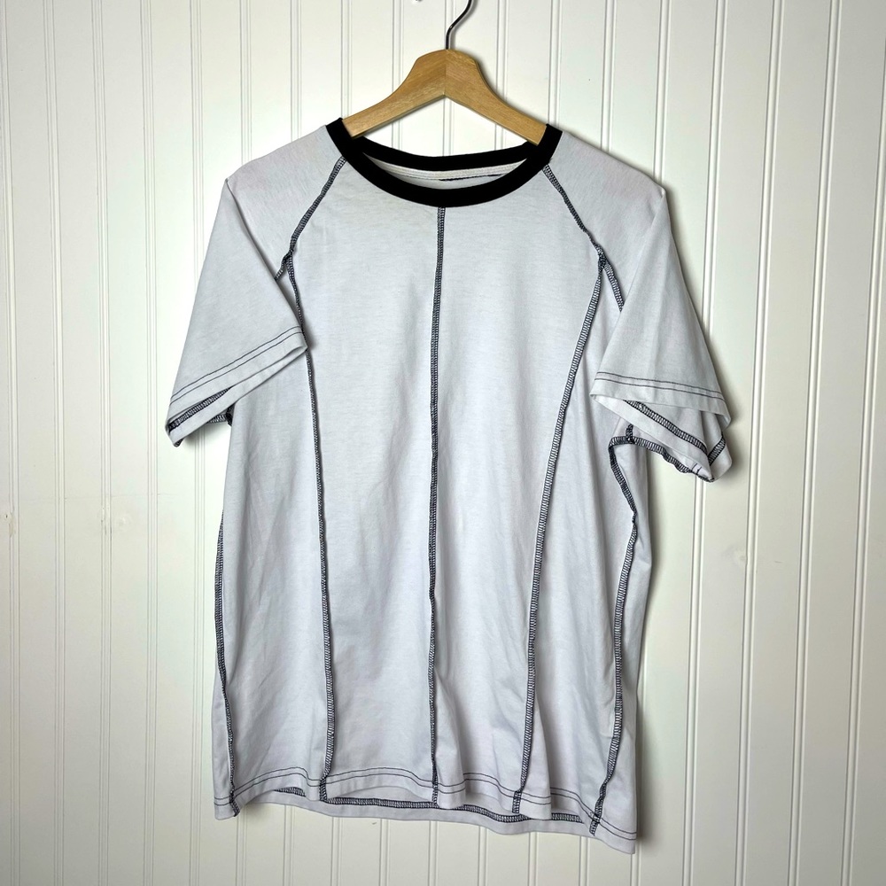 White and Black Tee Shirt